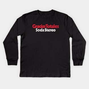 Soda Stereo - Gracias Totales Kids Long Sleeve T-Shirt